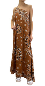 Vestido Maxi Café