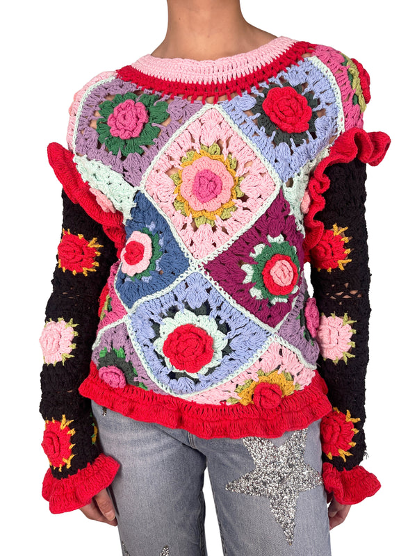 Sweater Tejido Flores