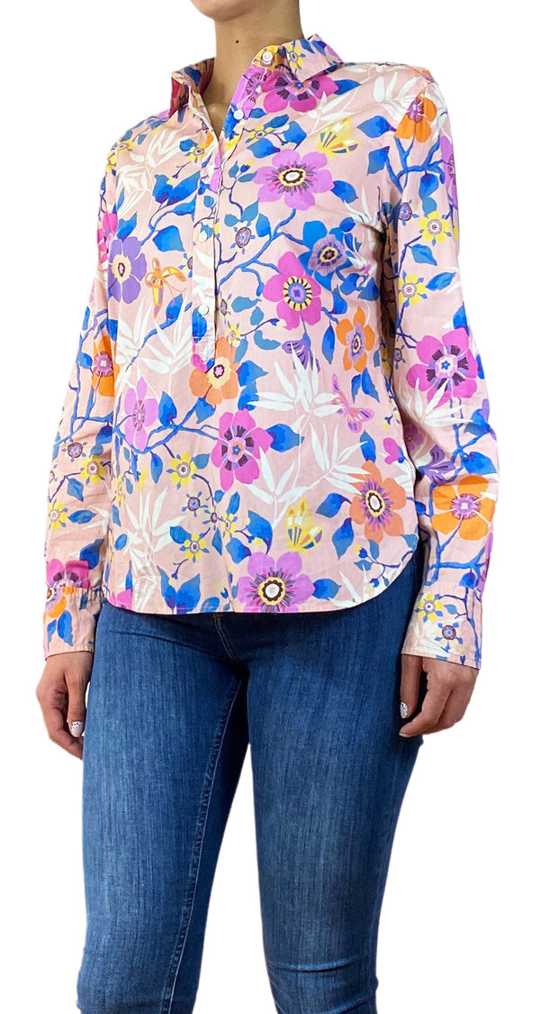 Blusa Colorful Liberty Pavilion Rosa Floral