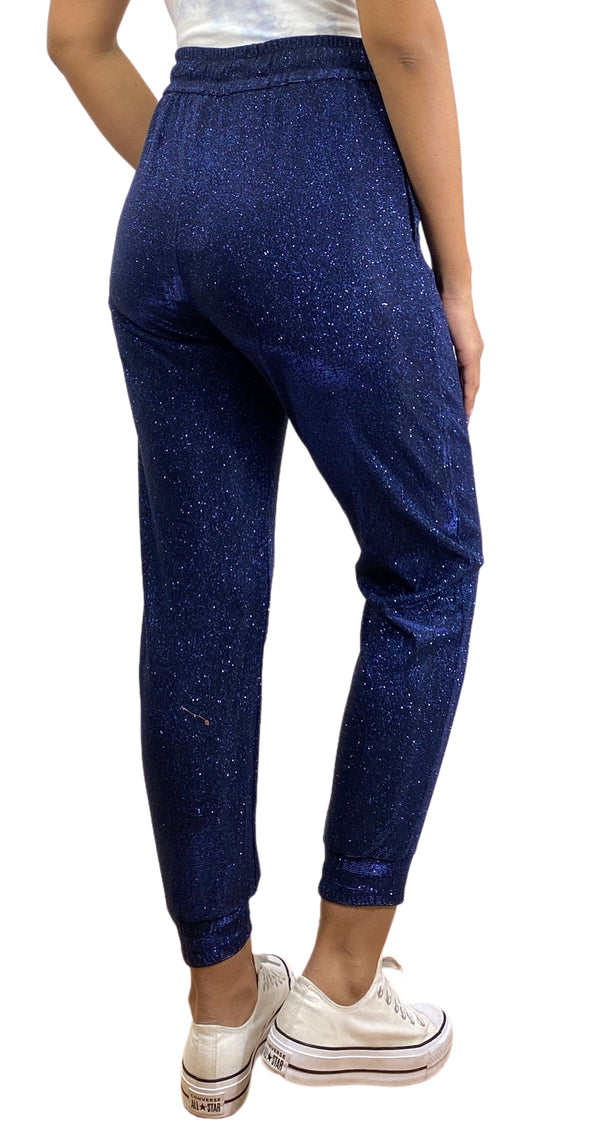 Jogger Glitter Azul