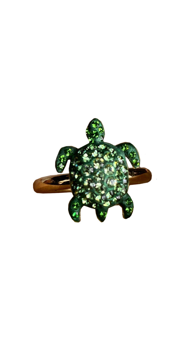 Anillo Tortuga Verde