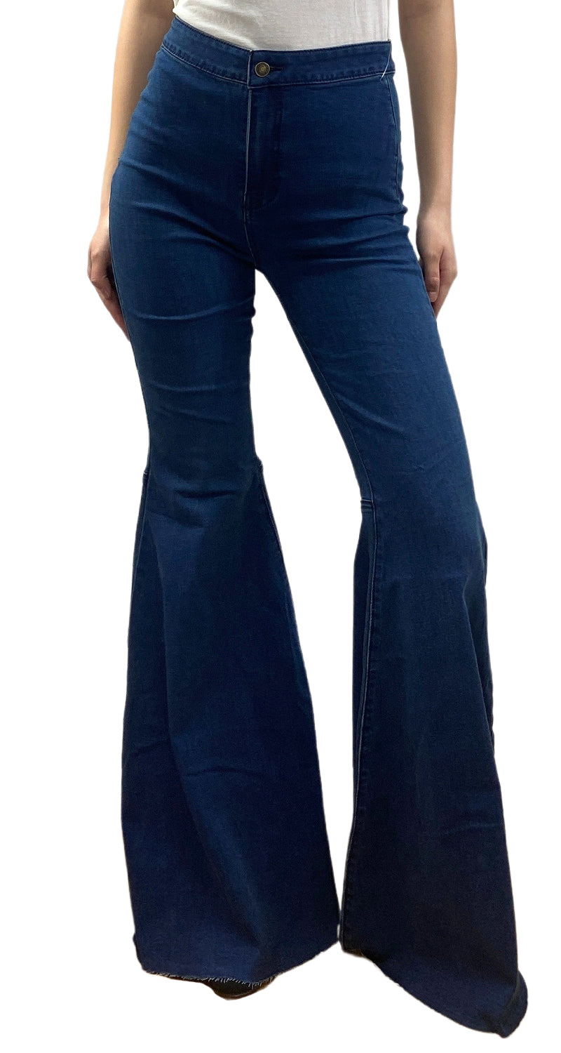 Pantalón Flare Azul