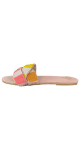 Sandalias Mostacillas Multicolor