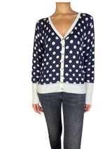 Sweater Azul Polka Dots