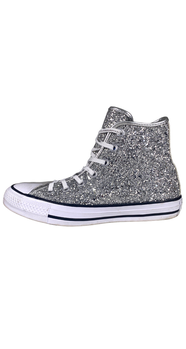 Zapatillas Chuck Taylor Glitter Plateado