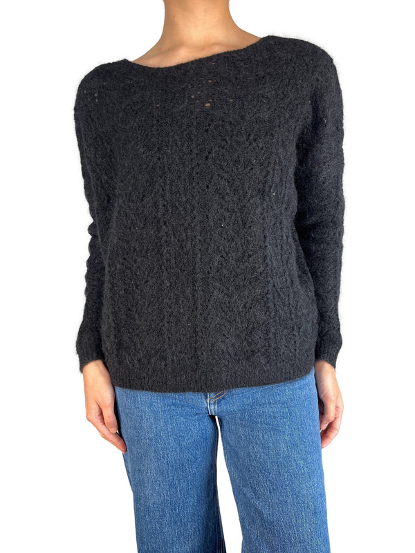 Sweater Mohair Botones en Espalda