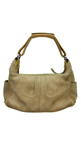 Cartera Cuero Beige