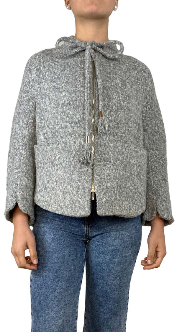 Chaqueta Lana Gris