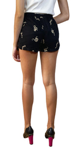 Short Negro Serpientes