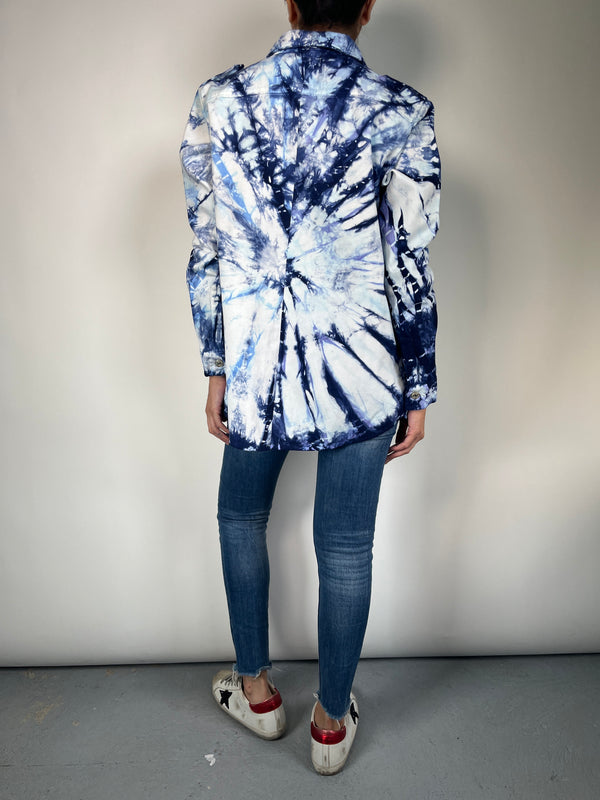 Sobrecamisa Tie Dye Denim