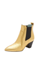 Botines Chelsea Metallic Gold