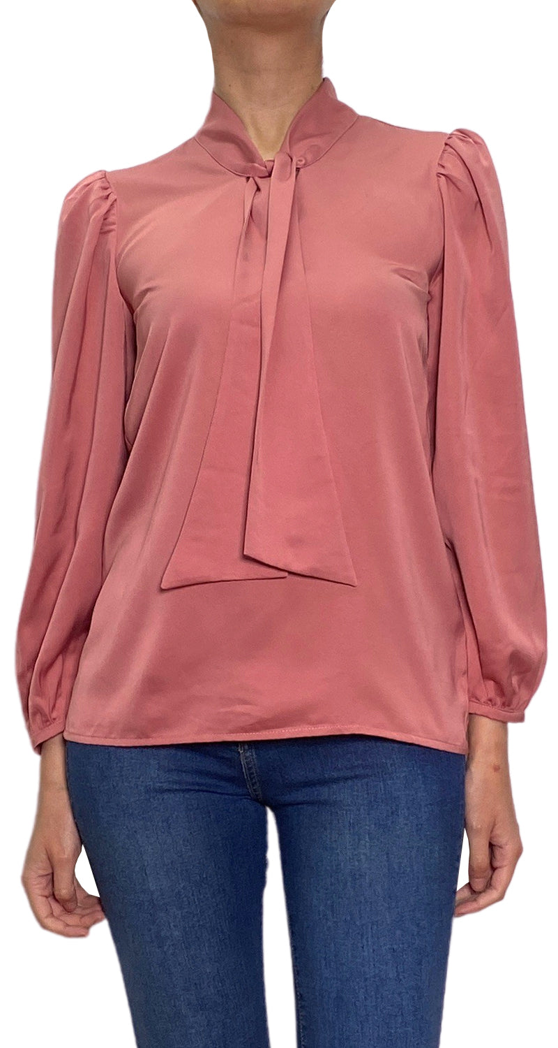 Blusa Rosa Satinada