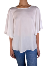 Blusa Mangas Con Vuelo