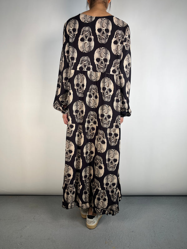 Vestido Viscosa Calavera Snake