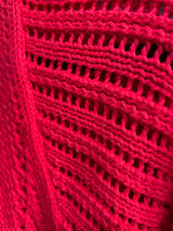 Sweater Tejido Fucsia