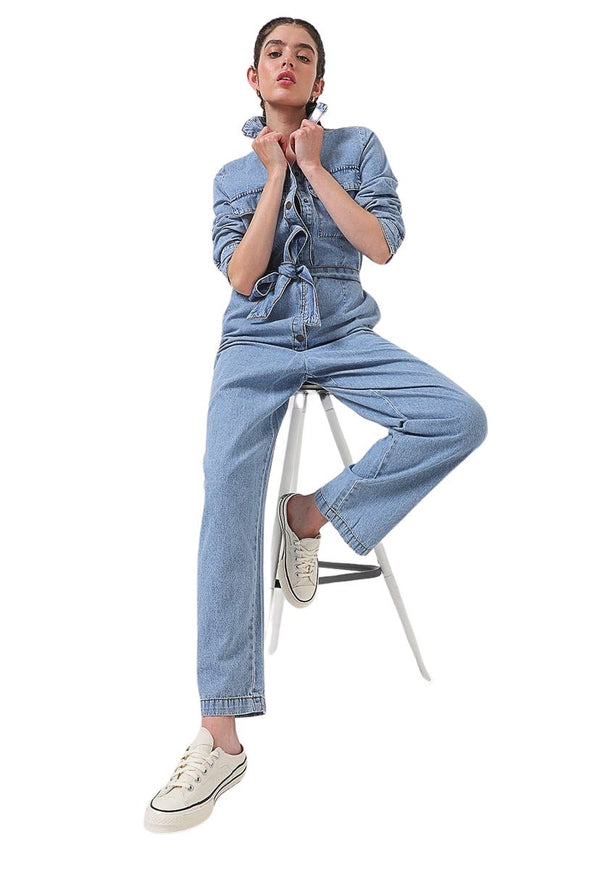 Enterito Cotton On Boiler Suit Azul - Calce Holgado