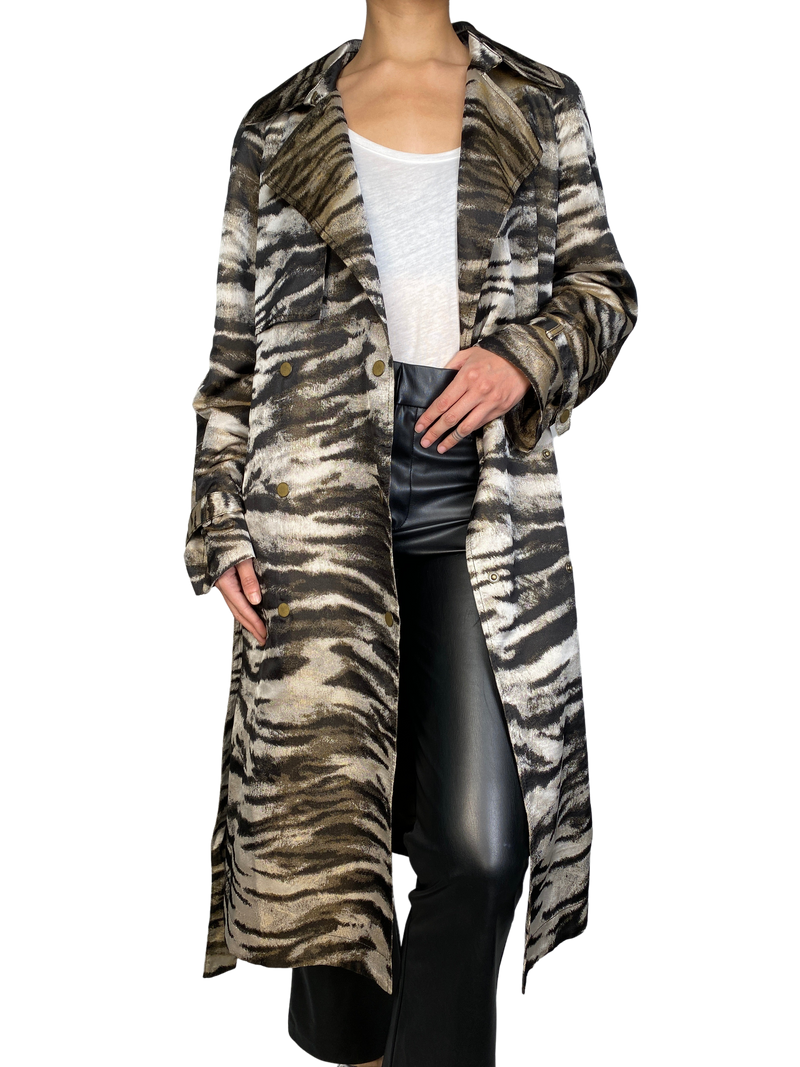 Trench Animal Print