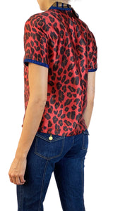 Polera Animal Print Rojo