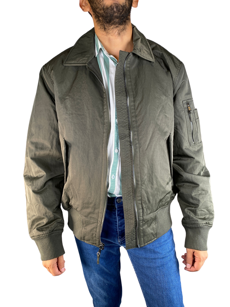 Parca Bomber Verde Militar