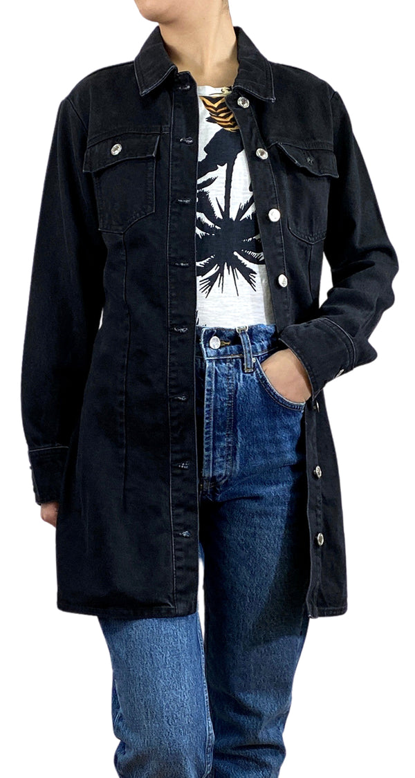 Chaqueta Denim Negra