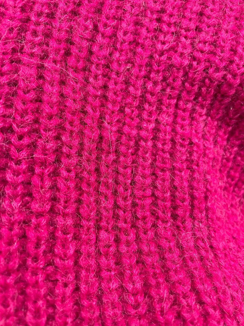 Sweater Tejido Fucsia