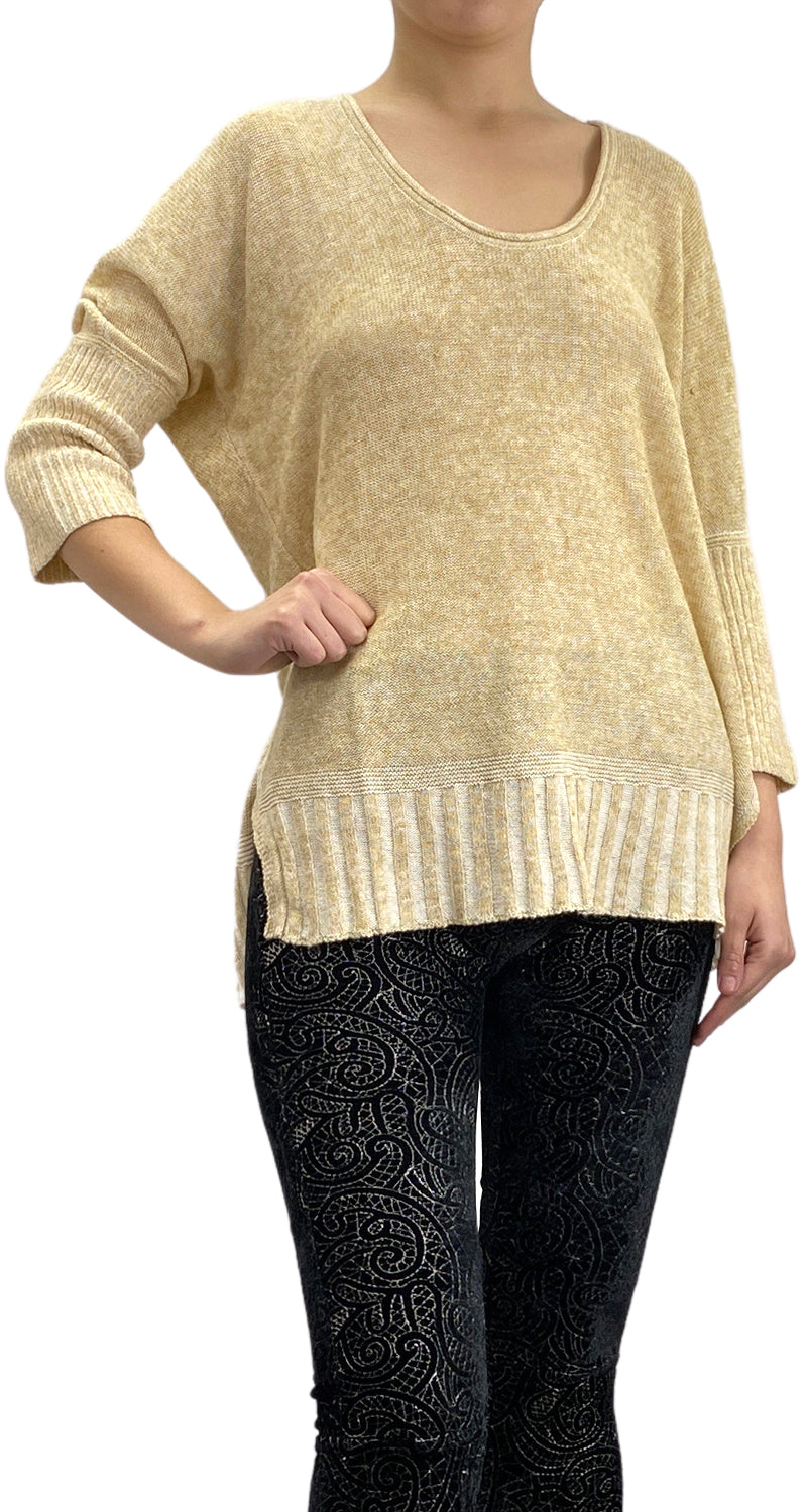 Sweater Beige Tejido