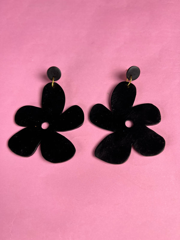 Aros Flor Negra