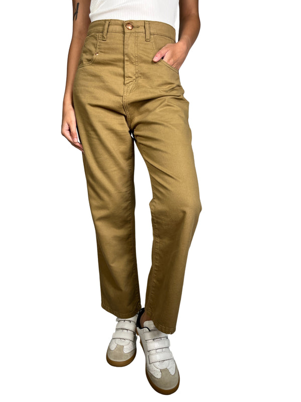 Pantalón Jeans Beige