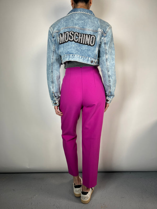 Chaqueta Crop H&M Por Moschino