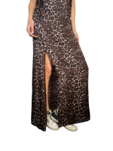 Vestido Leopard Tajos