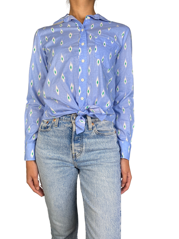 Blusa Celeste Estampada