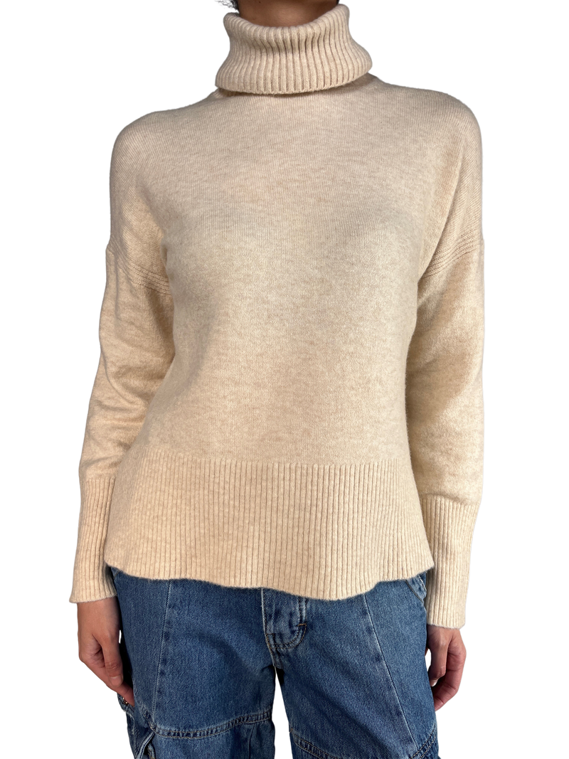 Sweater Crema Lana Merino, Alpaca