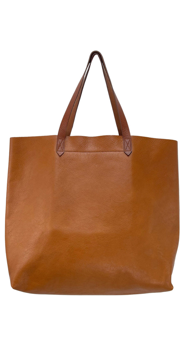 Cartera Tote Bag Cuero Camel