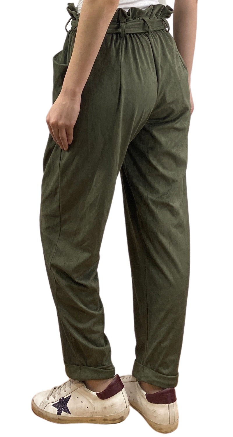 Pantalón Gamuza Verde