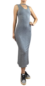 Vestido Midi Gris