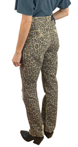 Pantalón Denim Animal Print