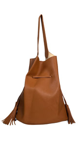 Cartera Cuero Vegano Camel