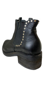 Botines Cuero Negro