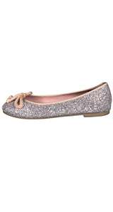 Bailarinas Glitter Plateado