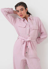 Enterito Cotton On Boiler Suit Rosa - Calce Holgado