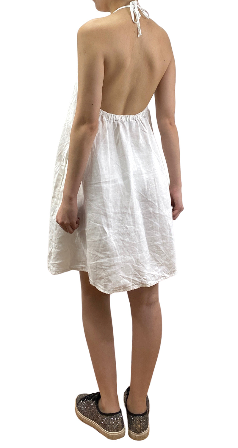 Vestido Blanco Lino