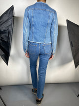 Chaqueta Denim Desflecada