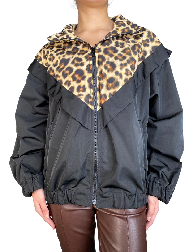 Chaqueta Leopard Impermeable