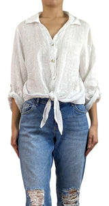 Blusa Lino Blanco