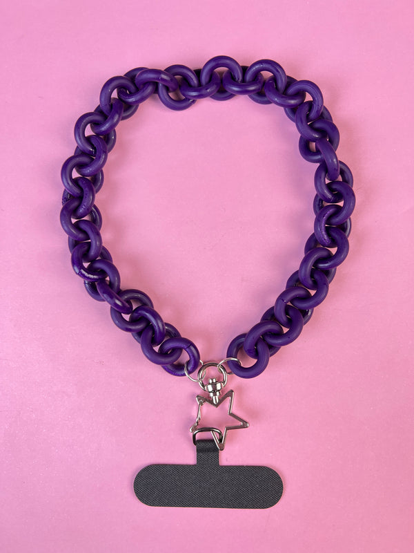 Porta Celular Cadenas Morada