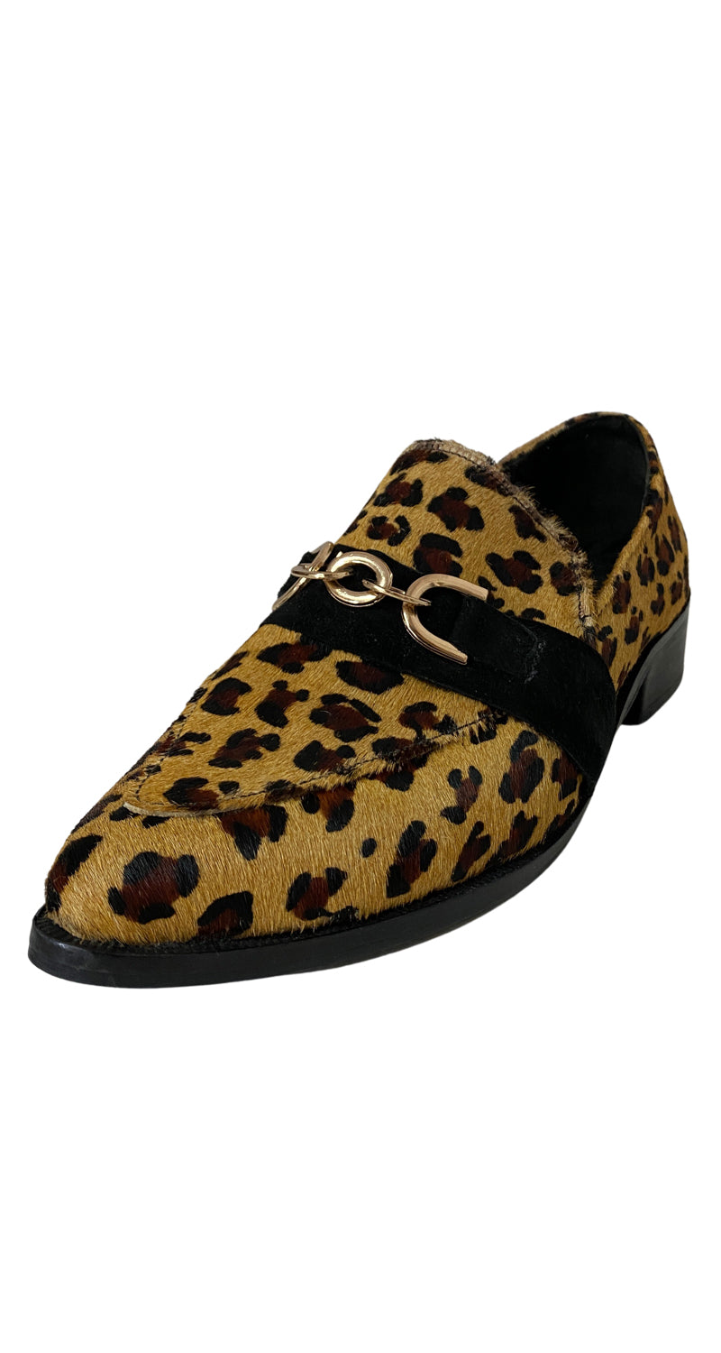 Mocasines leopardo hot sale