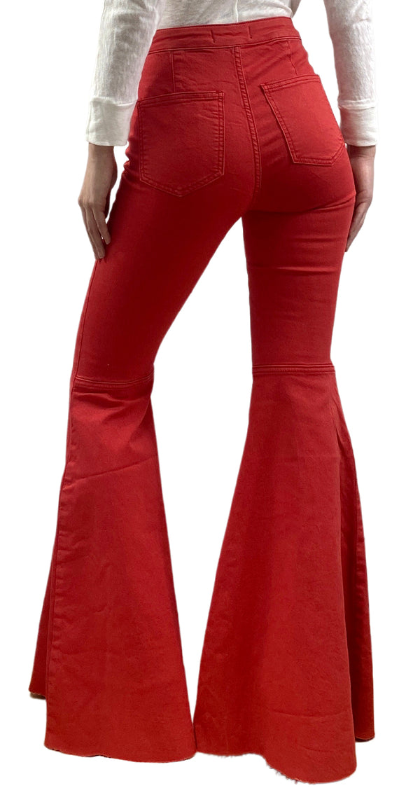 Pantalón Flare Rojo