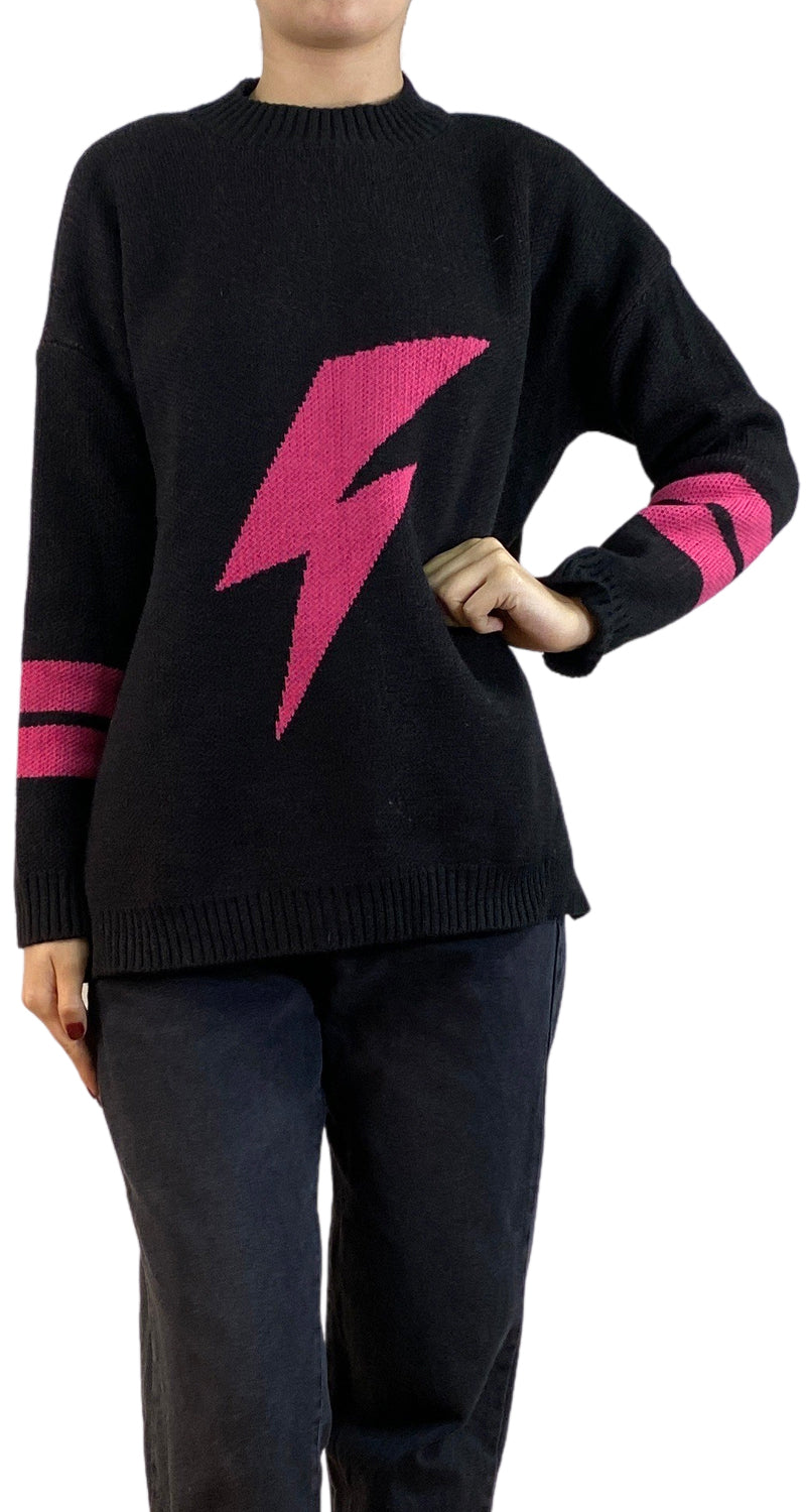 Sweater Negro Rayo