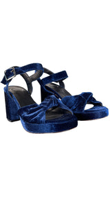 Sandalias Velvet Azul