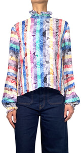 Blusa Seda Multicolor